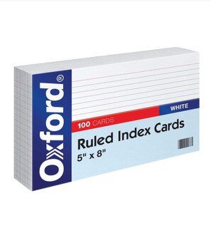 Mead Ruled Index Cards 100ct 4X6 : Home & Office fast delivery by