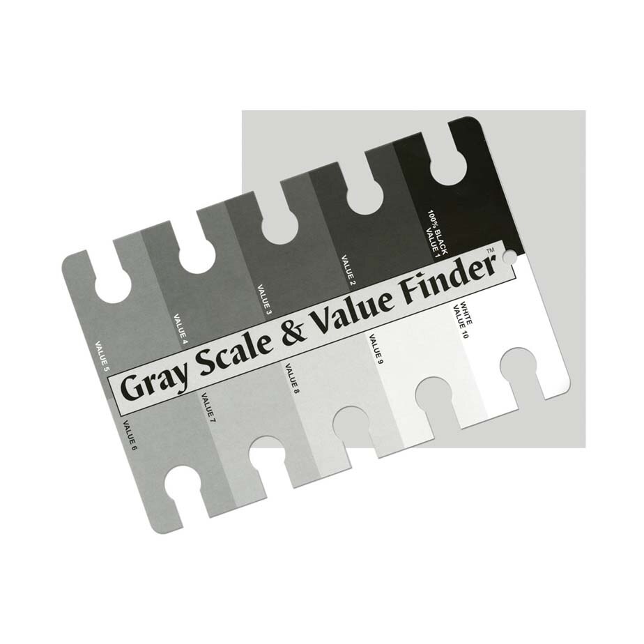 Color Wheel Gray Scale Value Finder